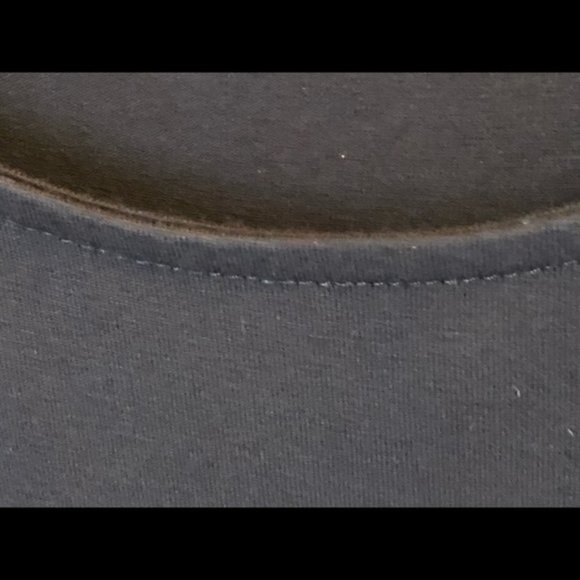 Eileen Fisher black asymmetrical tunic - Picture 7 of 15